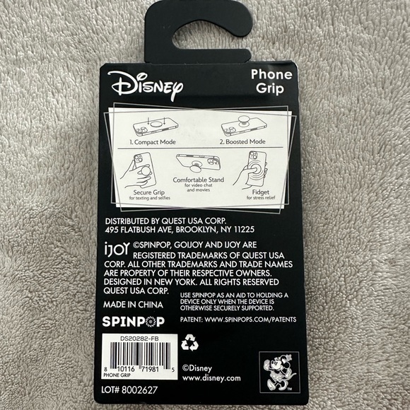 Disney Phone Grip Fidget - Picture 3 of 7